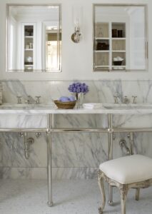 Slab marble....from designer Phoebe Howard.